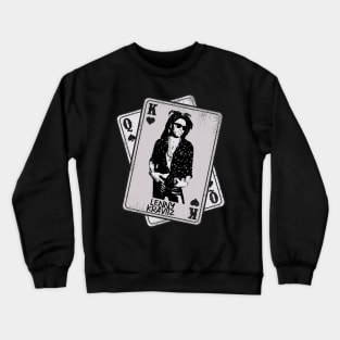 Retro Lenny Kravitz Style Card Crewneck Sweatshirt